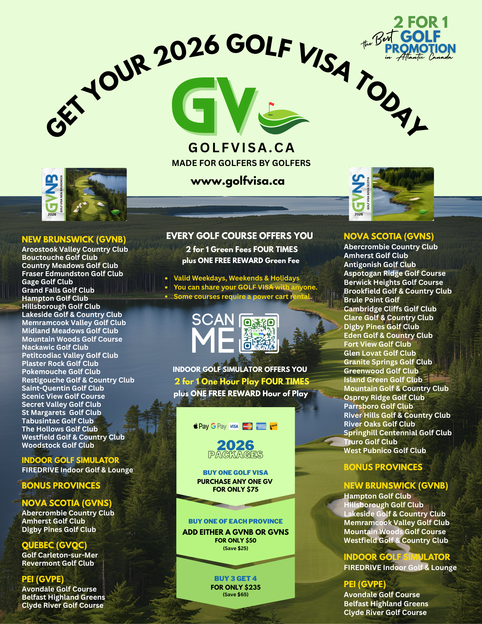 GOLF VISA POSTER AD